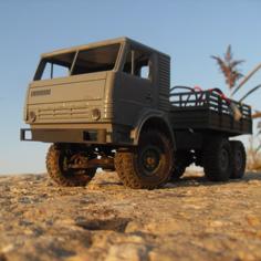 Cabin KAMAZ In 1/16 Scale 3D Printer Model