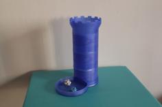 Large Modular Dice Tower 3D Printer Model