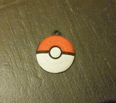 Pokéball Keychain 3D Printer Model