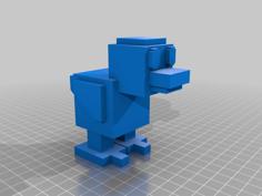 Minecraft Duck 3D Printer Model