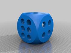 Hollow Dice 3D Printer Model