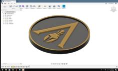 Assassins Creed Odyssey Coaster 3D Printer Model