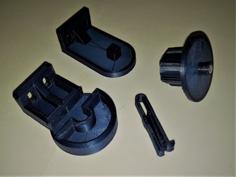 IKEA Roller Replacement Parts 3D Printer Model