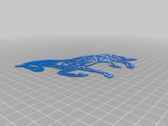 Horse 3D Printer Model