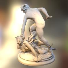 Perseus Fighting Medusa 3D Printer Model