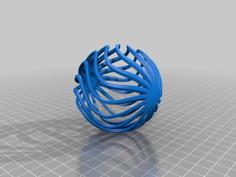 Spherical Wave Ornament 3D Printer Model