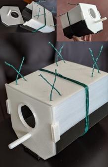 Birdhouse For Budgies (modular Design For Easy Printing) 3D Printer Model