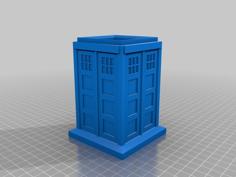 Tardis Pen Holder 3D Printer Model