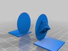 Portal Bookend: Upright 3D Printer Model