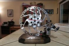 Bicycle Rotor Clock 2 3D Printer Model