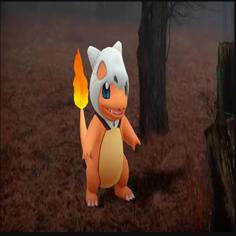 Charmander In Halloween Costume 3D Printer Model