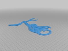 Monkey On A Branch Wall Or Table Decoration 3D Printer Model