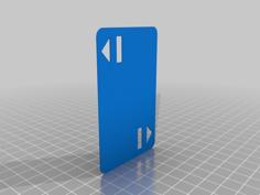 Throwing Card That Whistles By RAWICE511 3D Printer Model