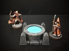 Delving Decor: Scrying Pool (28mm/Heroic Scale) 3D Printer Model