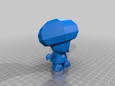 Low Poly Toad 3D Printer Model