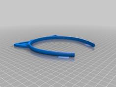 Cat Headband With Ear Inserts 3D Printer Model