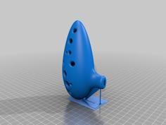 Ocarina (Supported) 3D Printer Model