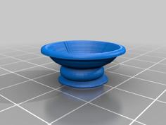 Fruit Bowl 1/12 Scale 3D Printer Model