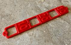 D&D Range/Movement Ruler 3D Printer Model