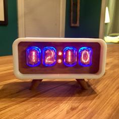 Nixie FunKlock Clock Case 3D Printer Model