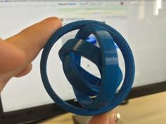 Customizable Easy Gyro 3D Printer Model