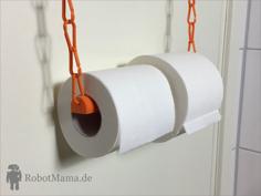 IKEA Hack Toilet Paper Holder 3D Printer Model