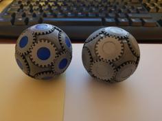 Spherical Gears – Fidget 3D Printer Model