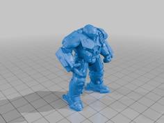 Atlas Buster Mecha 3D Printer Model