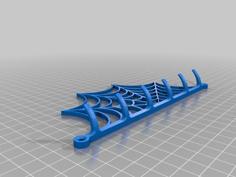 Spiderweb Necklace Rack 3D Printer Model