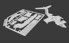 Ekranoplan Kit Card 3D Printer Model