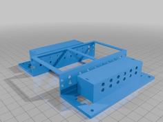 SiJat B-frame WPL Scale Chassis Mount With Battery Box V 4.1 3D Printer Model