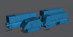 Galaport Ground Tug 3D Printer Model