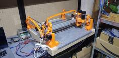 Modular Printed CNC Router 3D Printer Model