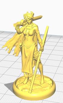 28mm_Astrea_(Tiefling) 3D Printer Model