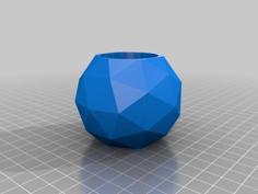 Geometric Pot 3D Printer Model