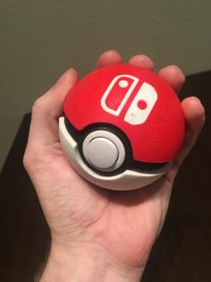 Functional Pokéball – Nintendo Switch Game Cartridge Case 3D Printer Model