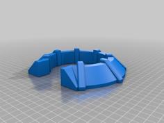 Wargaming Compatible Defence Wall / Ring – 28mm 3D Printer Model