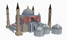 Hagia Sophia 3D Printer Model