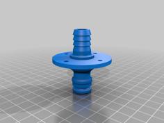 Garden Hose To 13mm LDPE Pipe Adaptor 3D Printer Model