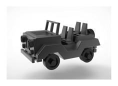 Jeep Car Miniature Toy 3D Printer Model