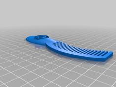 3D Printed Elmo Comb 3D Printer Model