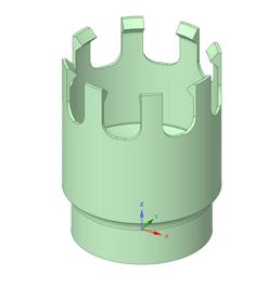 Portable A/C Climate Unit Pipe Converter From 130mm Flex Pipe To 125mm Wall Pipe 3D Printer Model