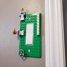 Lego Compatable Decora Switch Plates 3D Printer Model