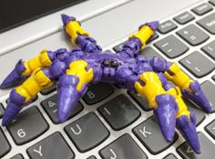 Poseable Poppin Spider Toy 3D Printer Model