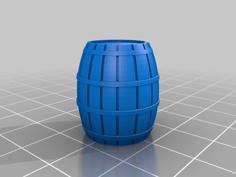 Barrel 28mm 3D Printer Model