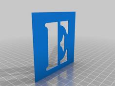 Spray Paint Can Stencil Holder 3D Printer Model