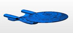 Star Trek Galaxy Class Separable 1:2000 3D Printer Model