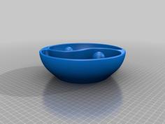 Yin-Yang Bowl 3D Printer Model