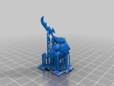 Halberdier Rat Free 3D Print Model 3D Printer Model