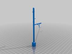 N Scale NJT Beam Style Single Track Catenary 3D Printer Model